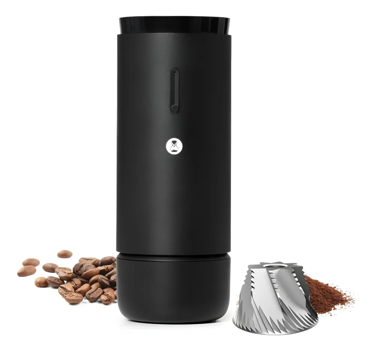 Moedor de cafe eletrico portatil Timemore Whirly 01S com USB C